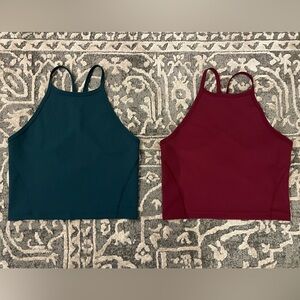 Two Lululemon Tanks- sz 6